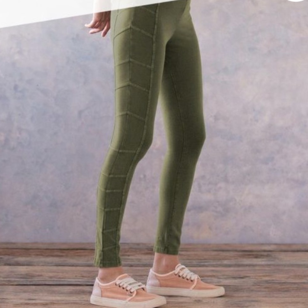 Evolution Sundance legging it thyme spring Nwt size S classic casual fall boho - Picture 5 of 6